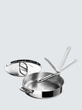 Joseph Joseph Space Folding Handle 3 Ply Stainless Steel Saute Pan Lid 28Cm