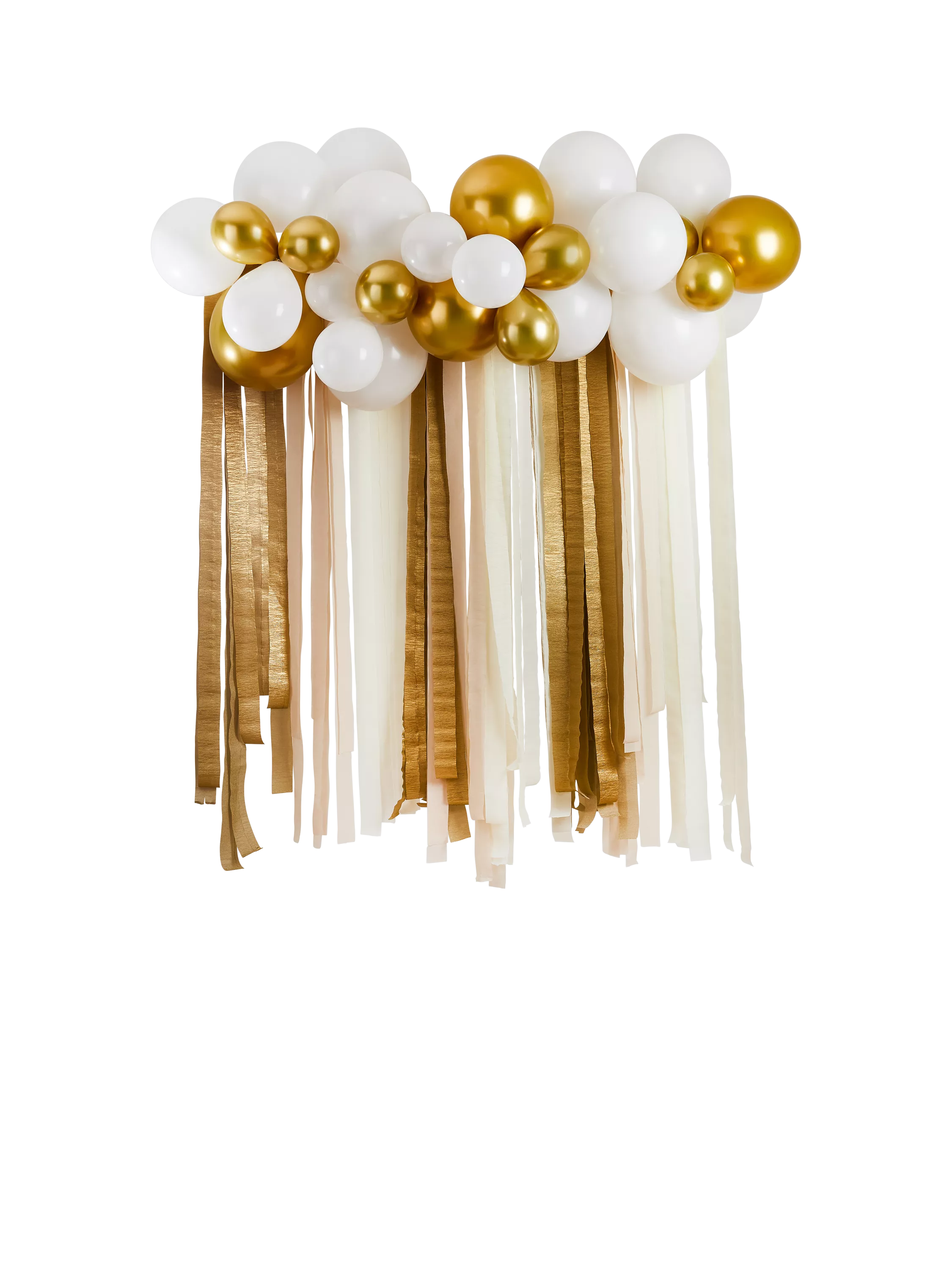 Hootyballoo Metallic Streamer Party Backdrop Gold Party Pack, UK version