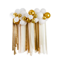 Hootyballoo Metallic Streamer Party Backdrop Gold Party Pack, UK version