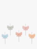 Pastel Bow Cake Candles Pack of 5