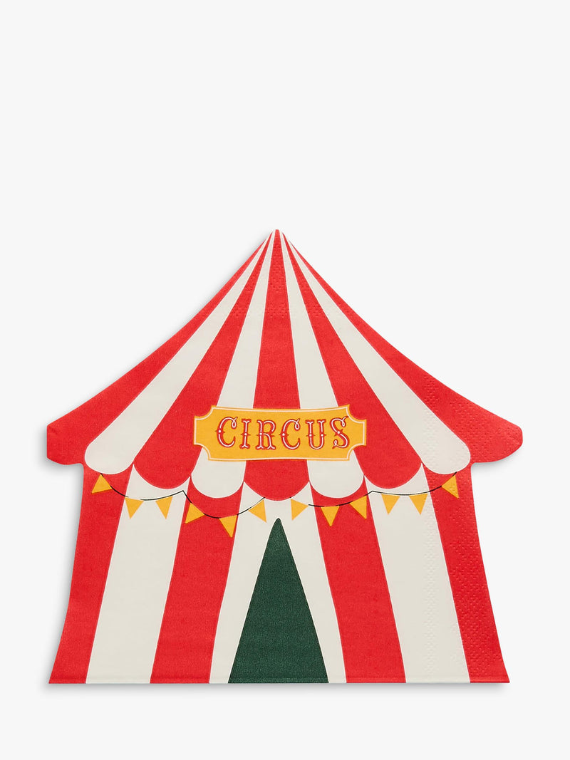 Circus Tent Themed Party Napkins Pack of 16