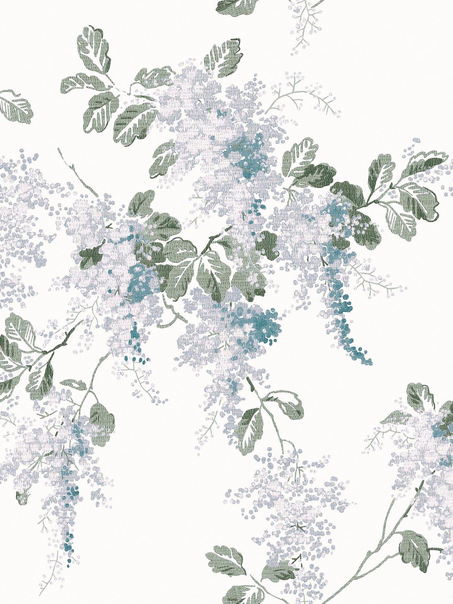 Laura Ashley Mirabelle wallpaper Pale Seaspray, UK version