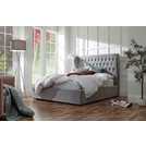 GFW Dakota Kingsize Ottoman Storage Bed in Grey, UK version