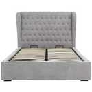 GFW Dakota Kingsize Ottoman Storage Bed in Grey, UK version