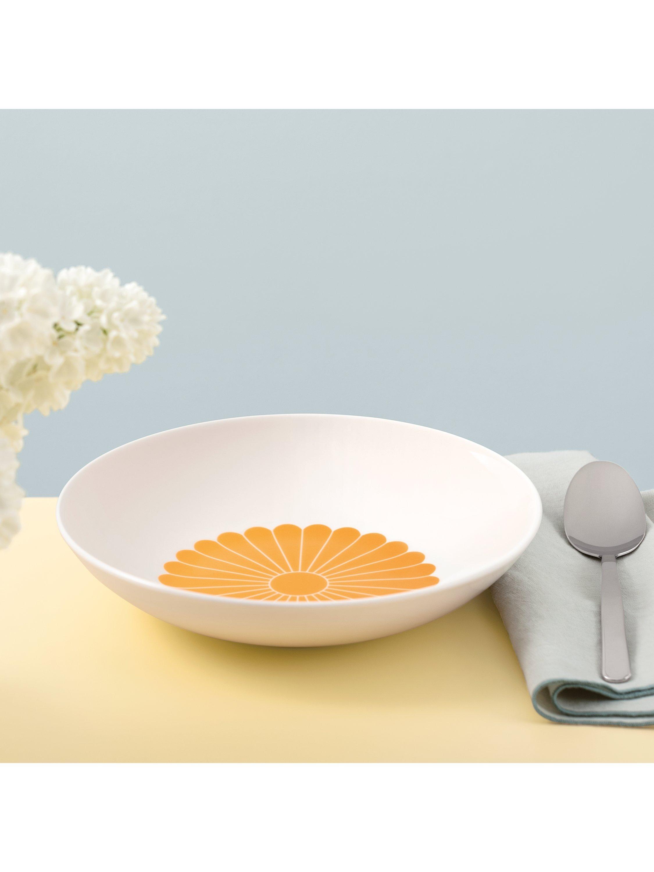 Villeroy & Boch Fleur porcelain pasta bowl set of 2 24cm Soleil (British brand)