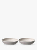 Set of 2 Porcelain Pasta Bowls, 22cm Diameter