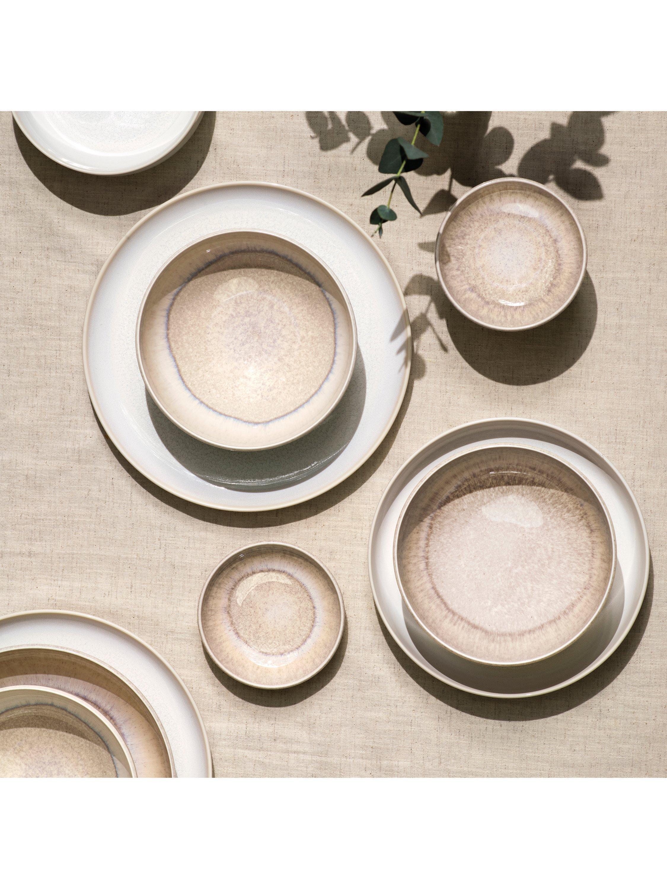Villeroy & Boch Perlemor dinner plate set, 27cm sand, UK version