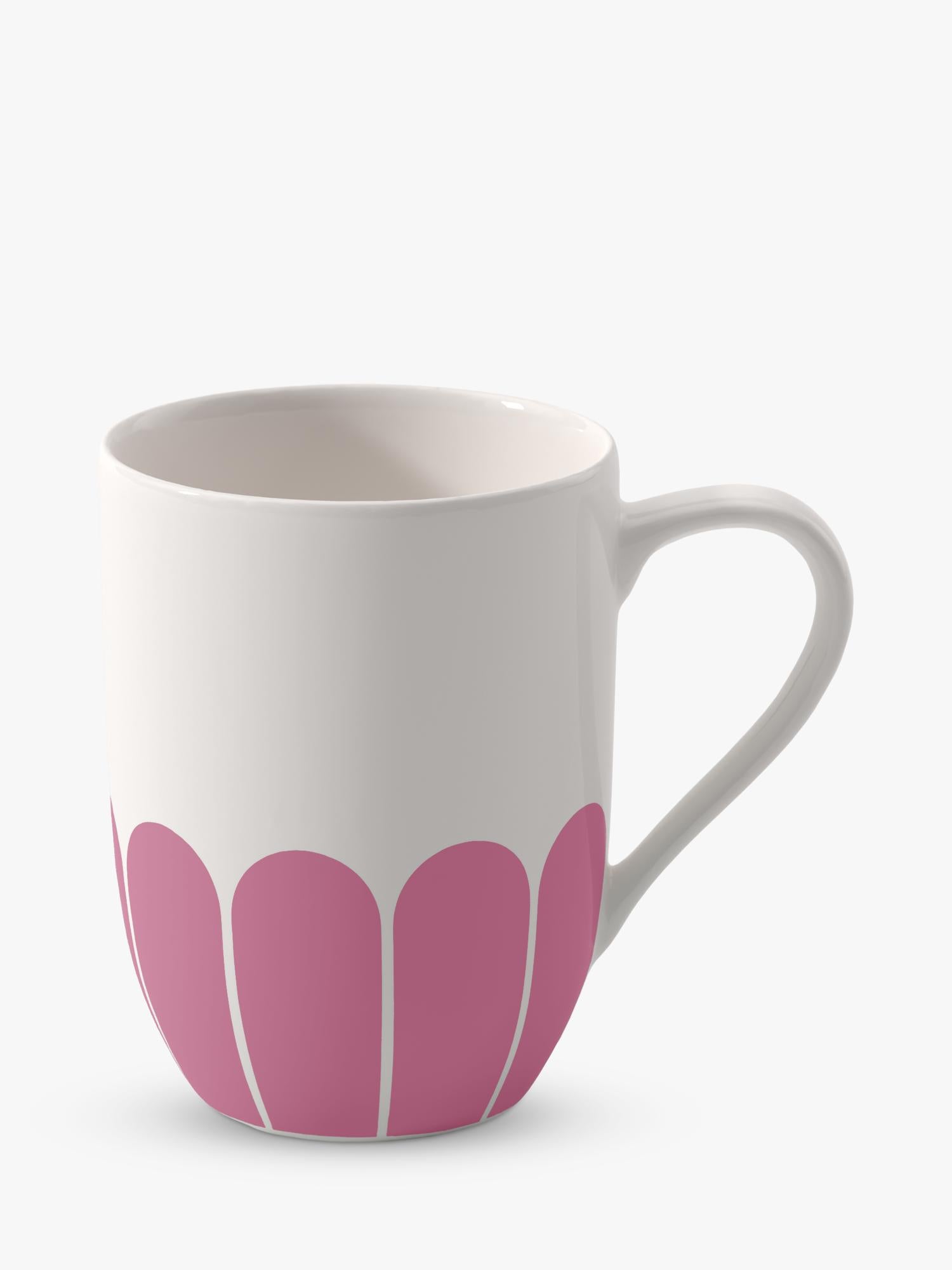 Villeroy & Boch porcelain mug set of 2 with floral design, 290ml, Cassis (British brand)