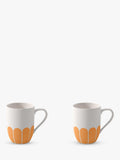 Villeroy & Boch porcelain mug set with floral design, 290ml, set of 2, Soleil (British brand)