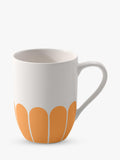Villeroy & Boch porcelain mug set with floral design, 290ml, set of 2, Soleil (British brand)