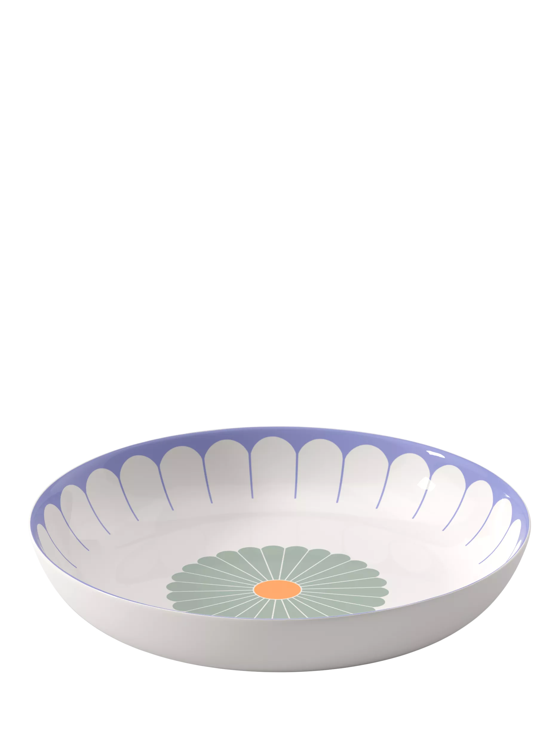 Villeroy & Boch Porcelain Salad Bowl with Fleur Design, 38cm (British brand)