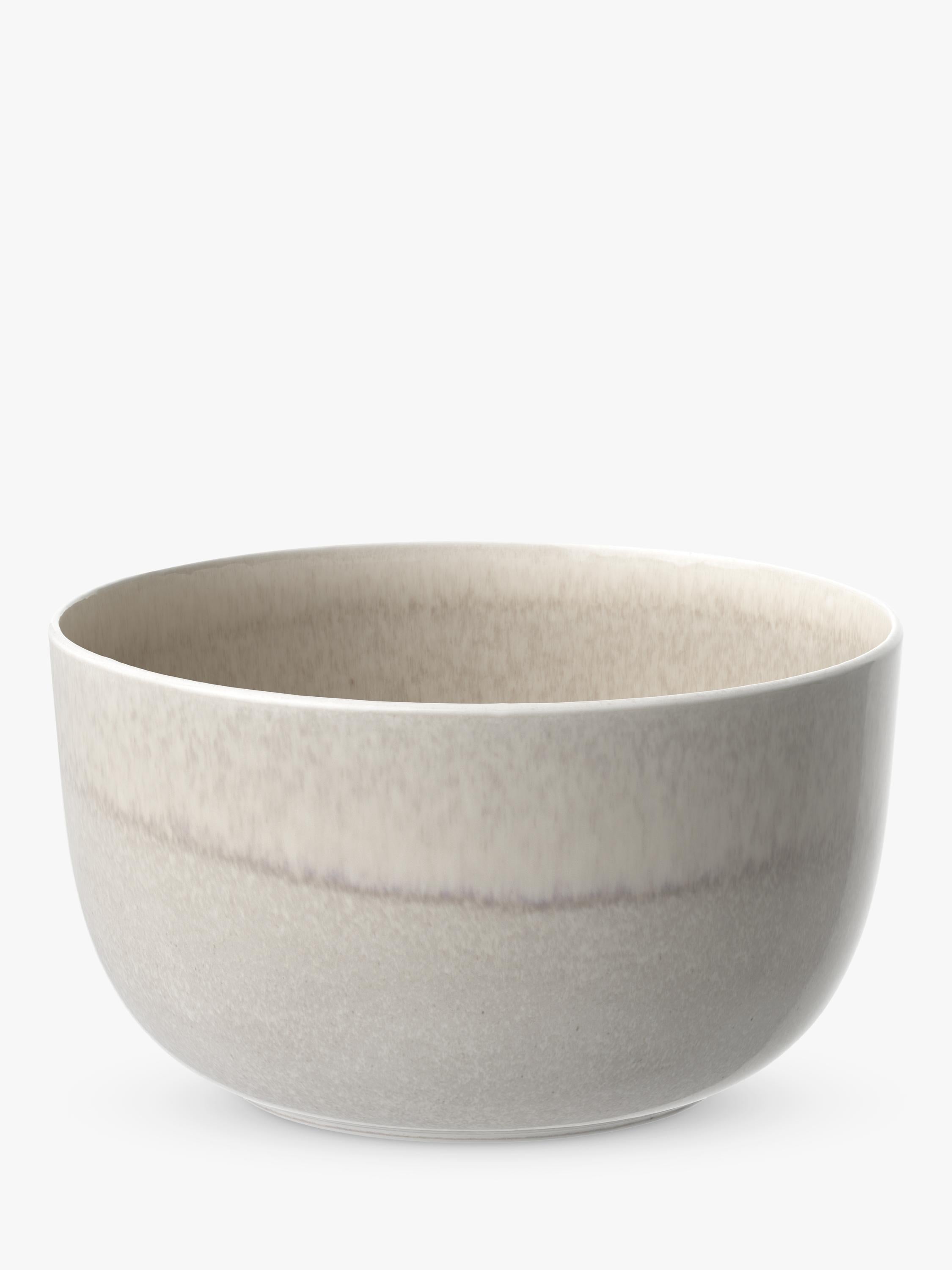 Porcelain Serving Bowl 22cm with Reactive Glaze