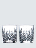 Royal Doulton Ashmere Crystal Cut Glass Tumbler Set Of 2 290Ml Clear