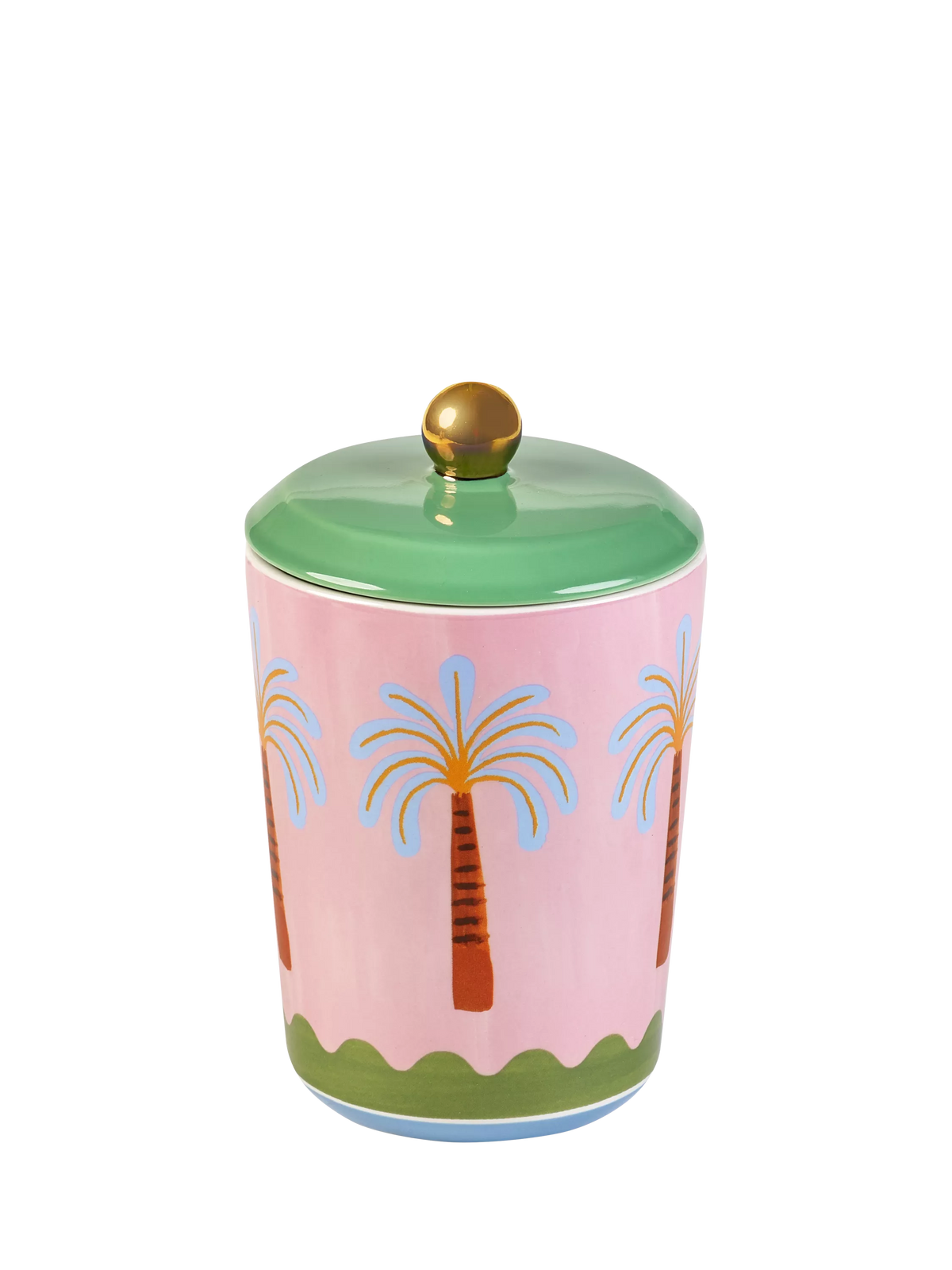 Eleanor Bowmer Electric Coast Palm storage jar 800ml - British product