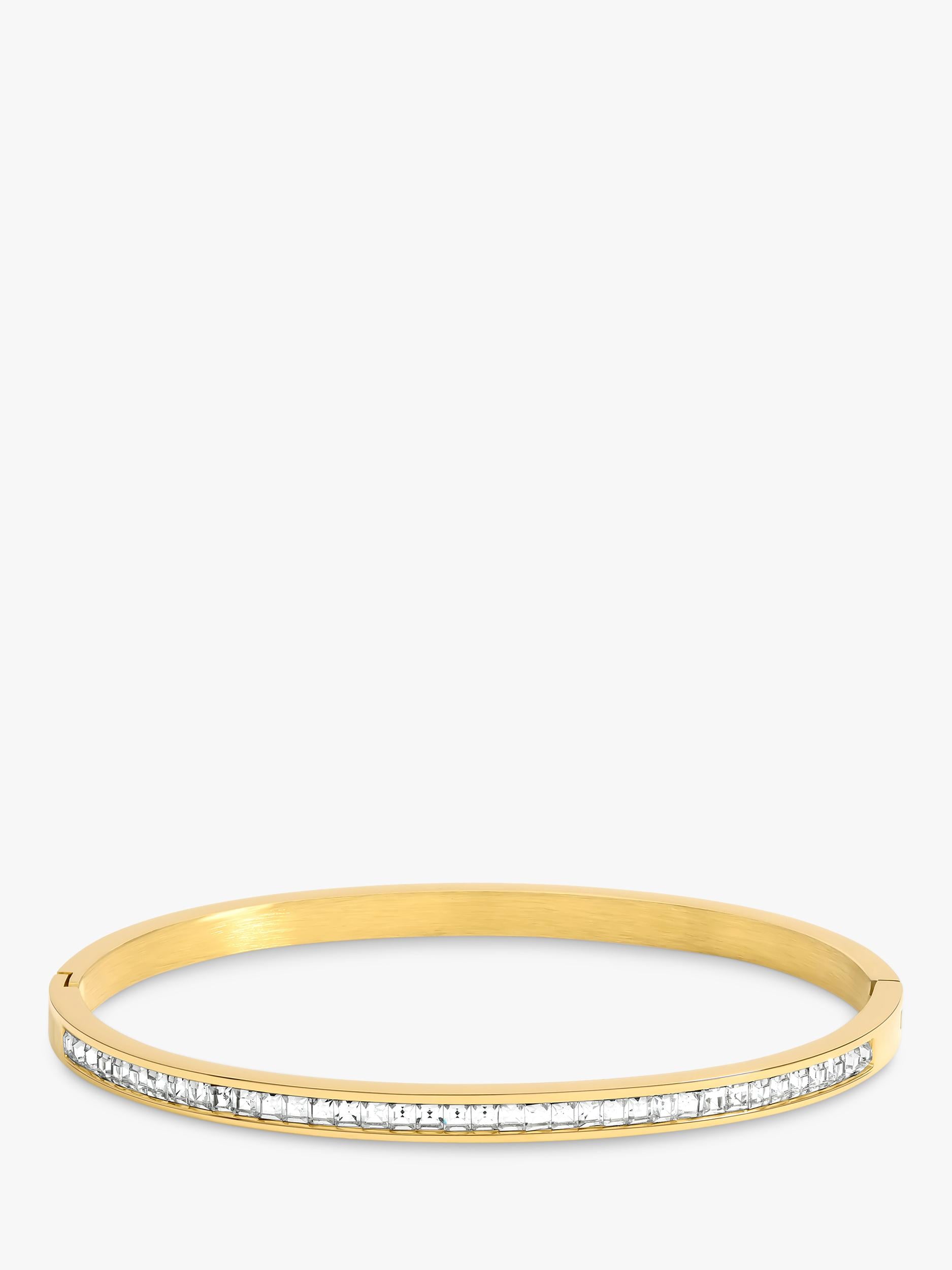 Jon Richard gold crystal bangle with waterproof technology, UK version