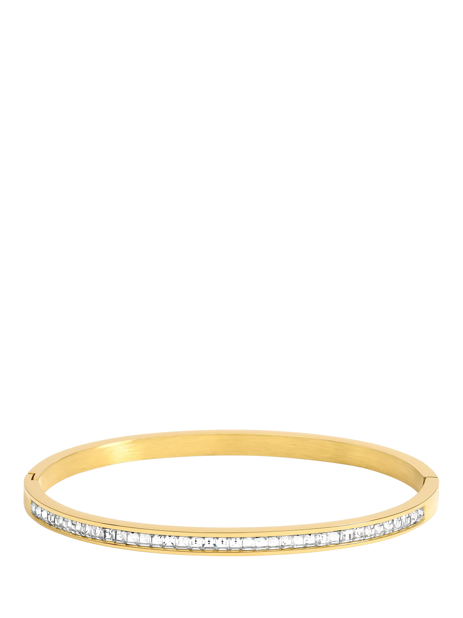Jon Richard gold crystal bangle with waterproof technology, UK version