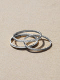 Jon Richard waterproof crystal polished bangle in silver, UK version