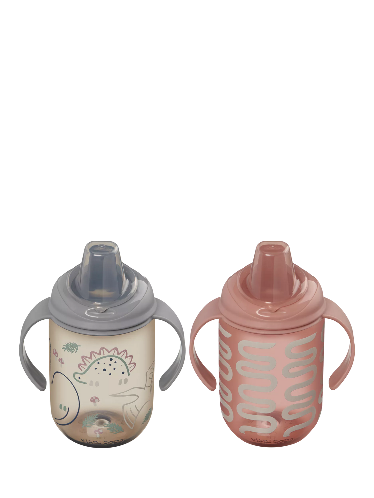 Vital Baby Hydrate Easy Sipper Cup Multi 350ml Pack of 2 (British brand)