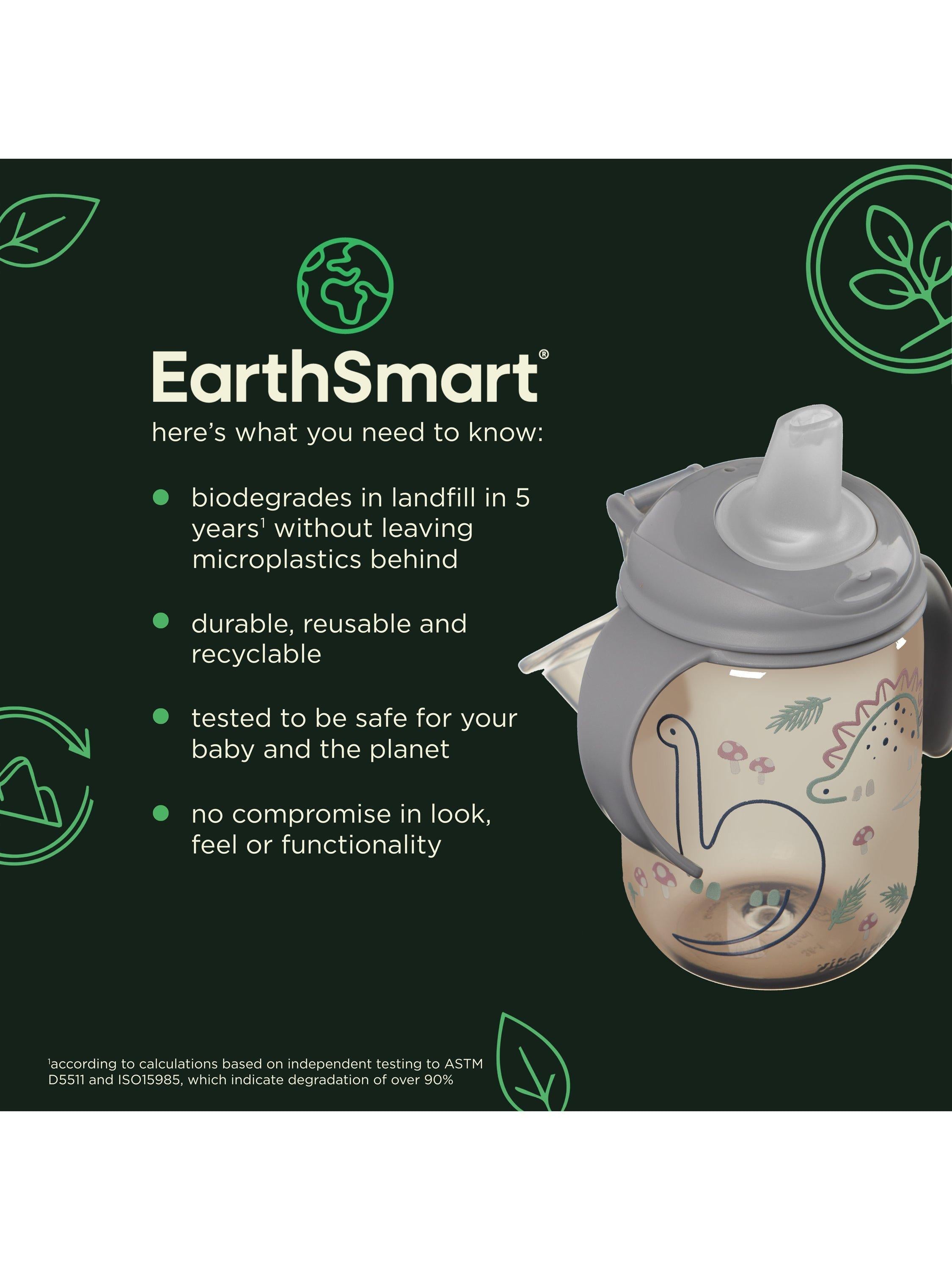 Vital Baby Hydrate Easy Sipper Cup Multi 350ml Pack of 2 (British brand)