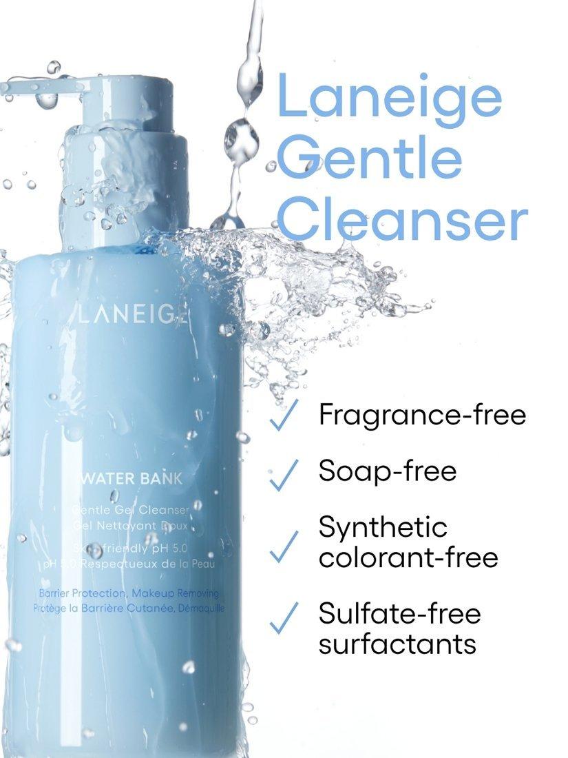 LANEIGE Water Bank Gentle Gel Cleanser 250ml, UK version