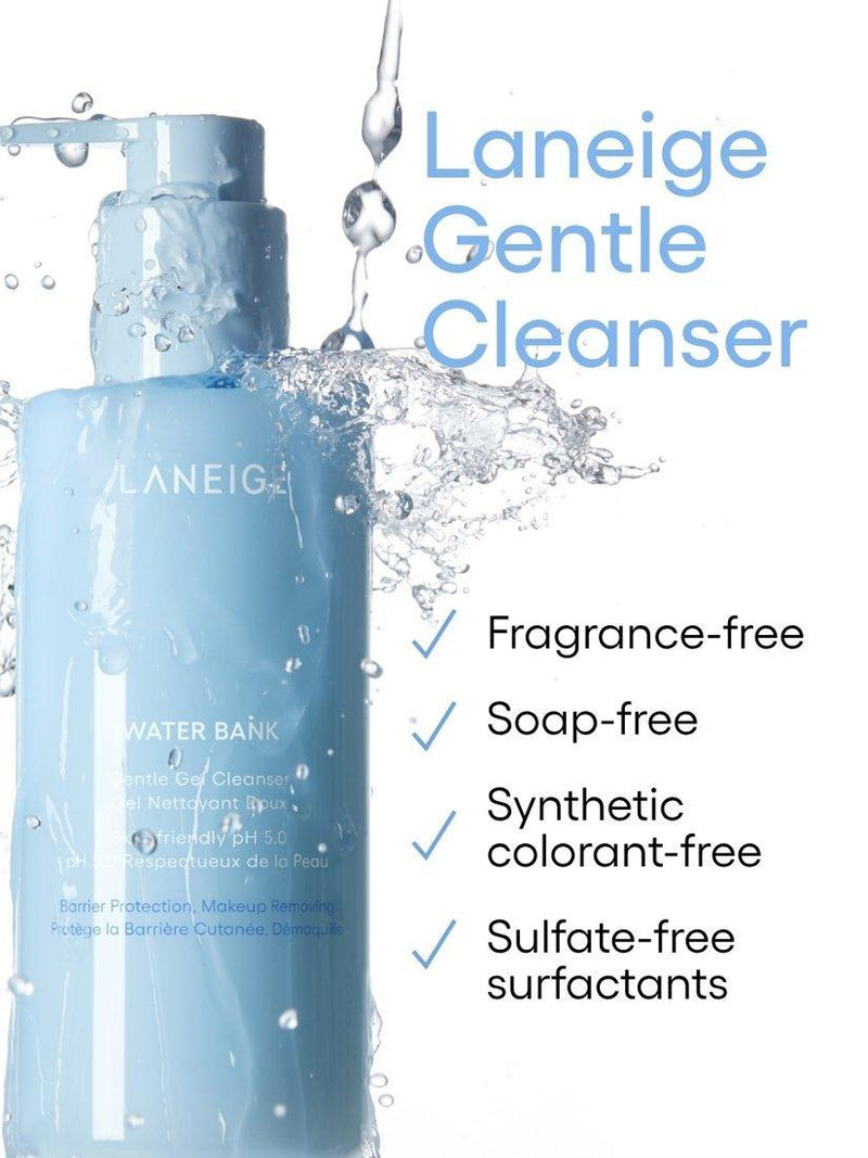 LANEIGE Water Bank Gentle Gel Cleanser 250ml, UK version