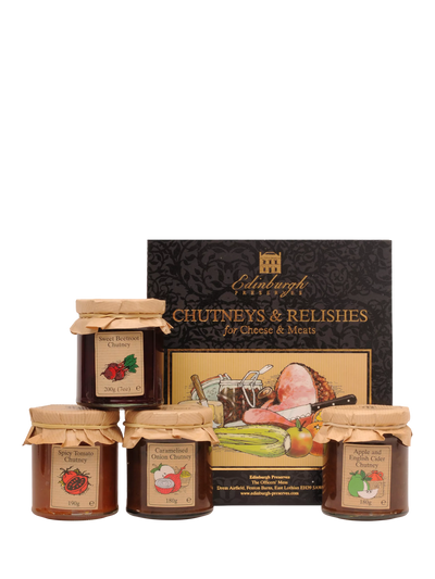 Edinburgh Preserves Chutneys & Relishes Box 750g