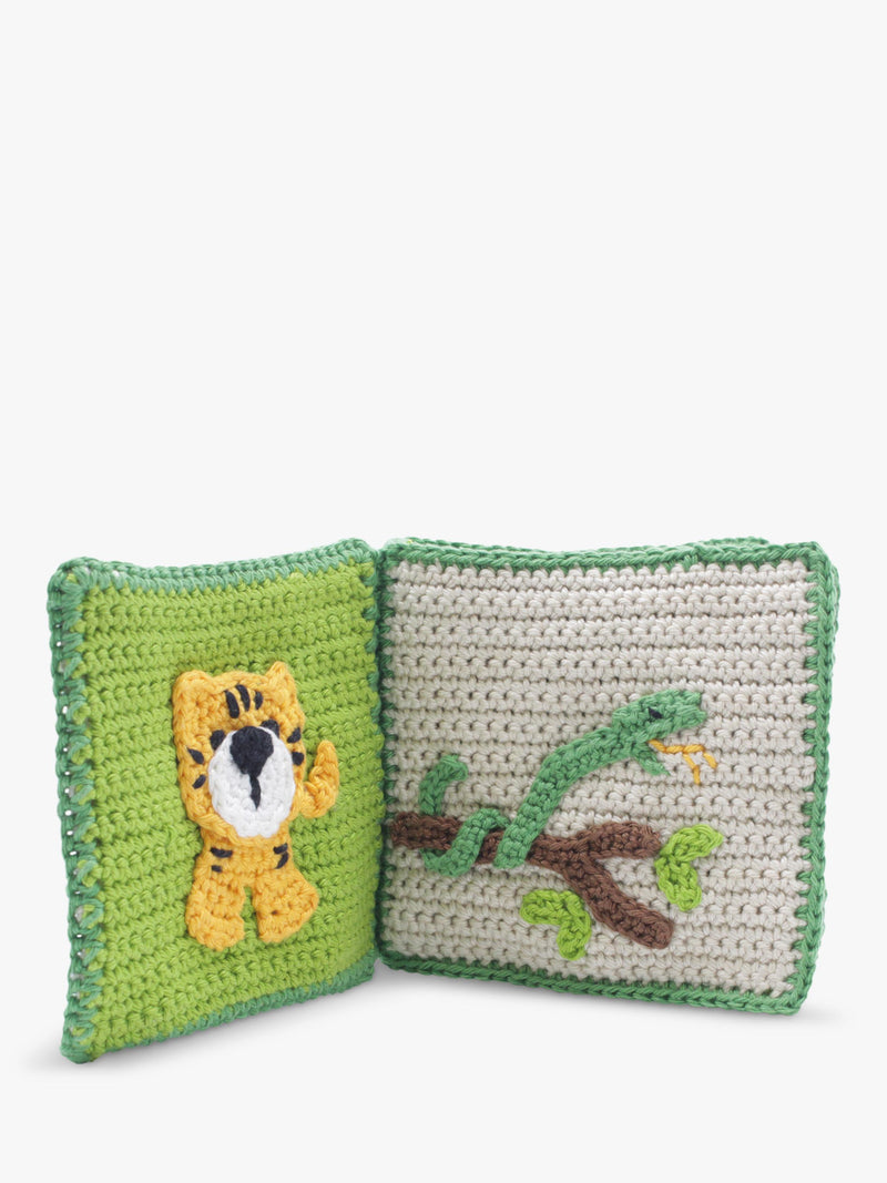 Hardicraft jungle soft book crochet kit with cotton yarn, UK version