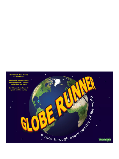 Wildcard Games Globe Runner Educational Board Game