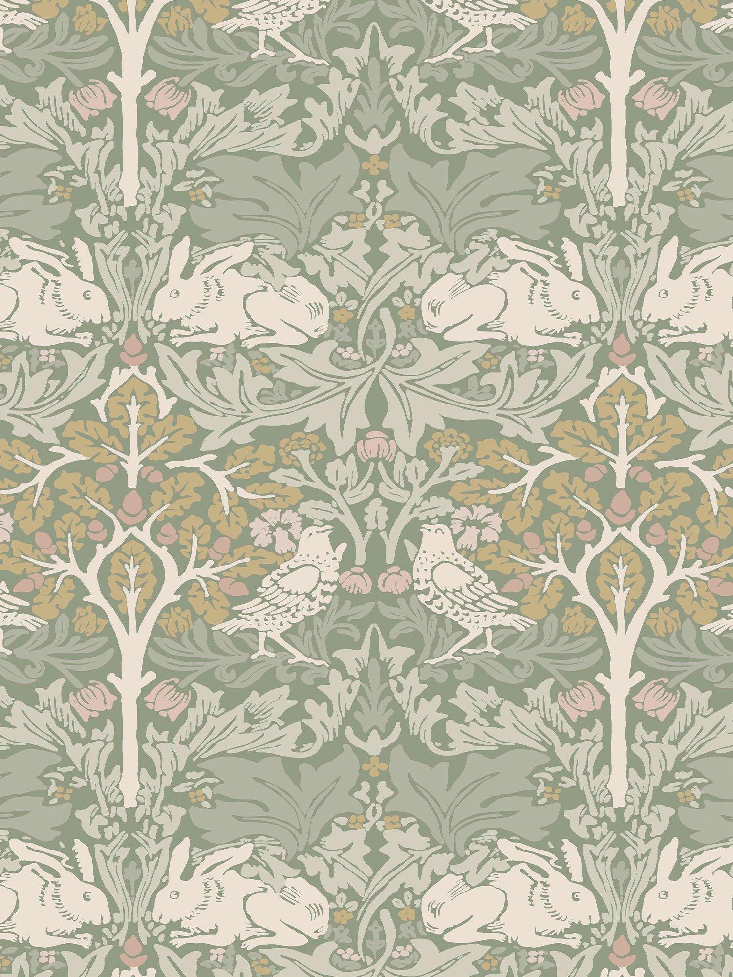 William Morris At Home Lullaby Wallpaper (British brand)