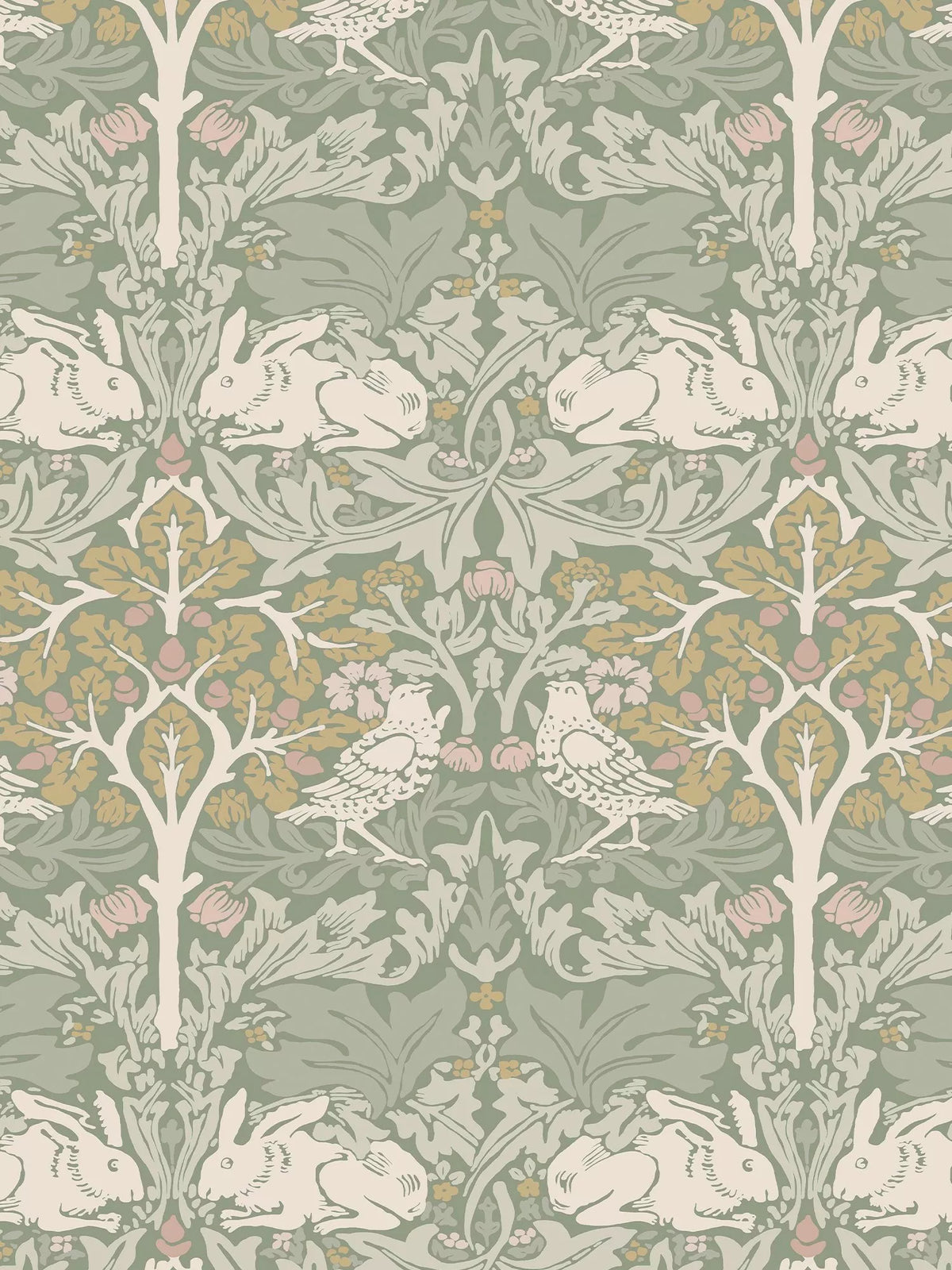 William Morris At Home Lullaby Wallpaper (British brand)