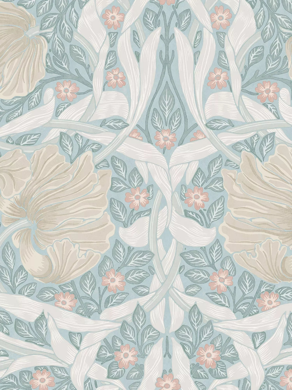 William Morris At Home Pimpernel wallpaper (British brand)