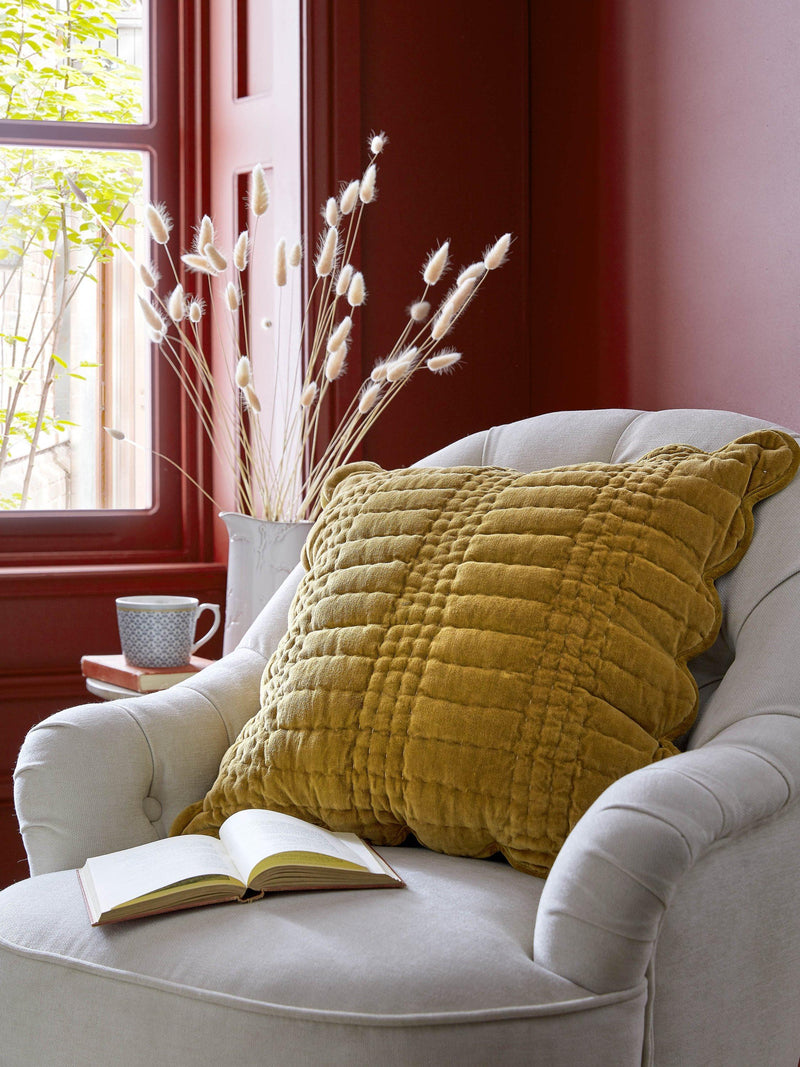 Laura Ashley Brady Scalloped Cushion