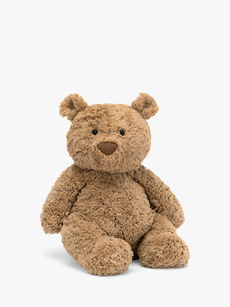 Large Soft Toy Bear with Tawny-Tousled Fur for Bedtime