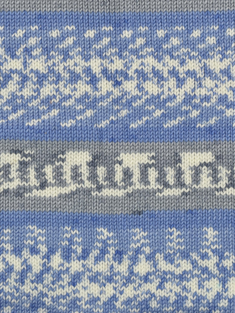 King Cole Fjord DK yarn with multi-colour mock Fair Isle effect, 100g, UK version