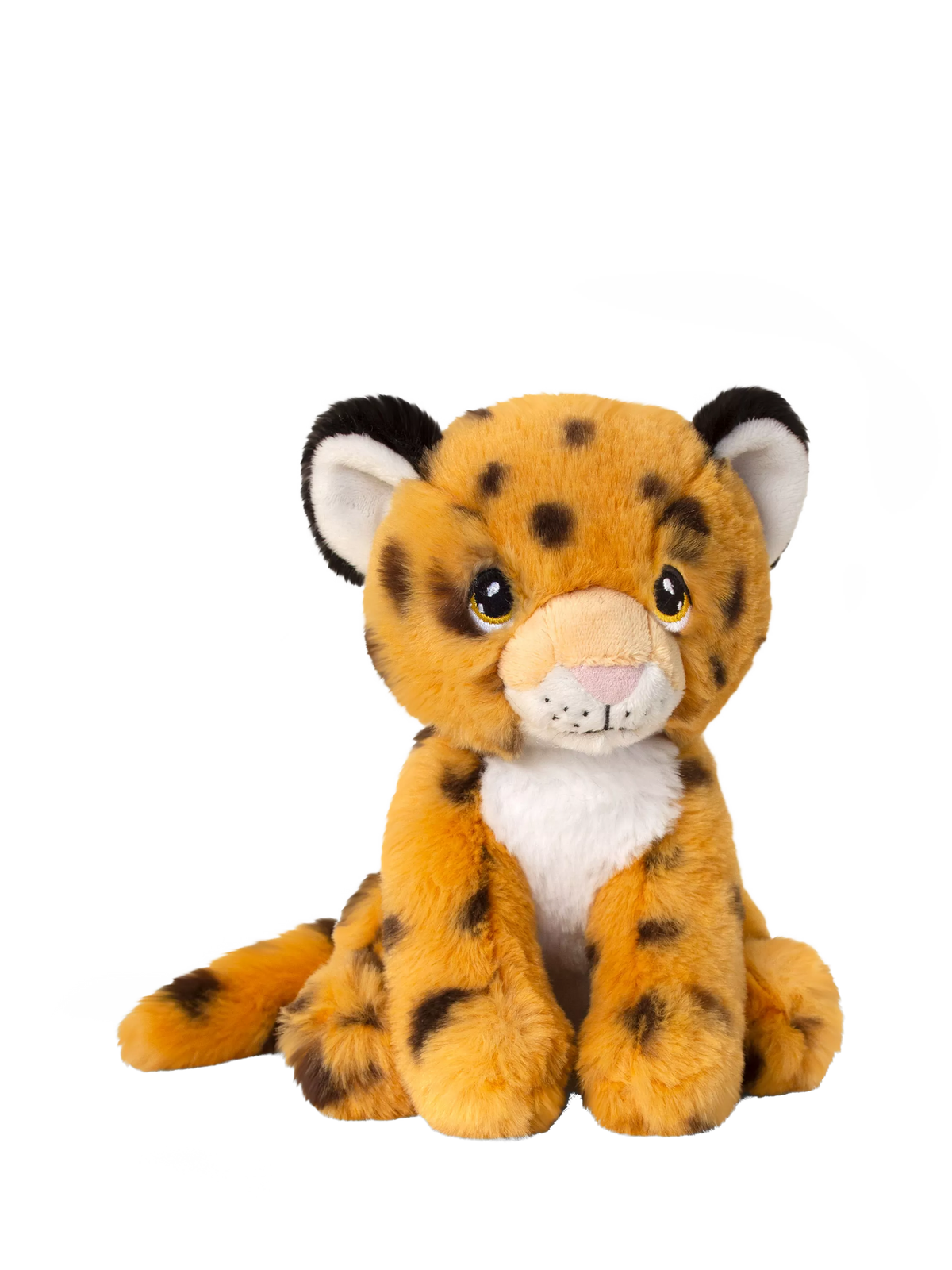 Keel Toys Keeleco jungle cat cheetah plush soft toy 18cm, UK version