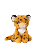 Keel Toys Keeleco jungle cat cheetah plush soft toy 18cm, UK version