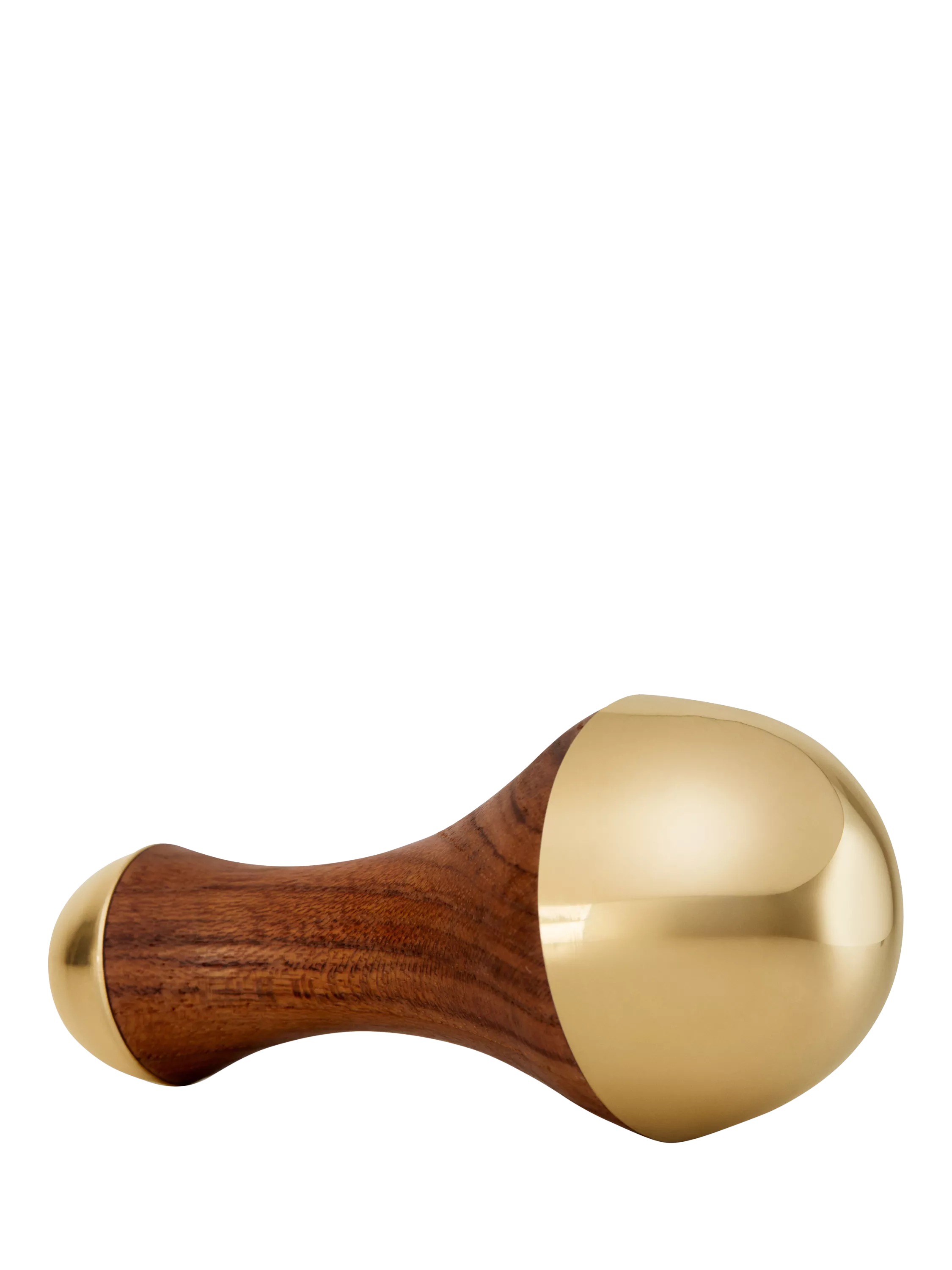 Kama Ayurveda Kansa Wand facial massage tool with dual bronze domes, UK version