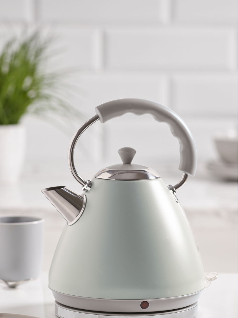 Sage Green Pyramid electric kettle 1.7 litre (British brand)