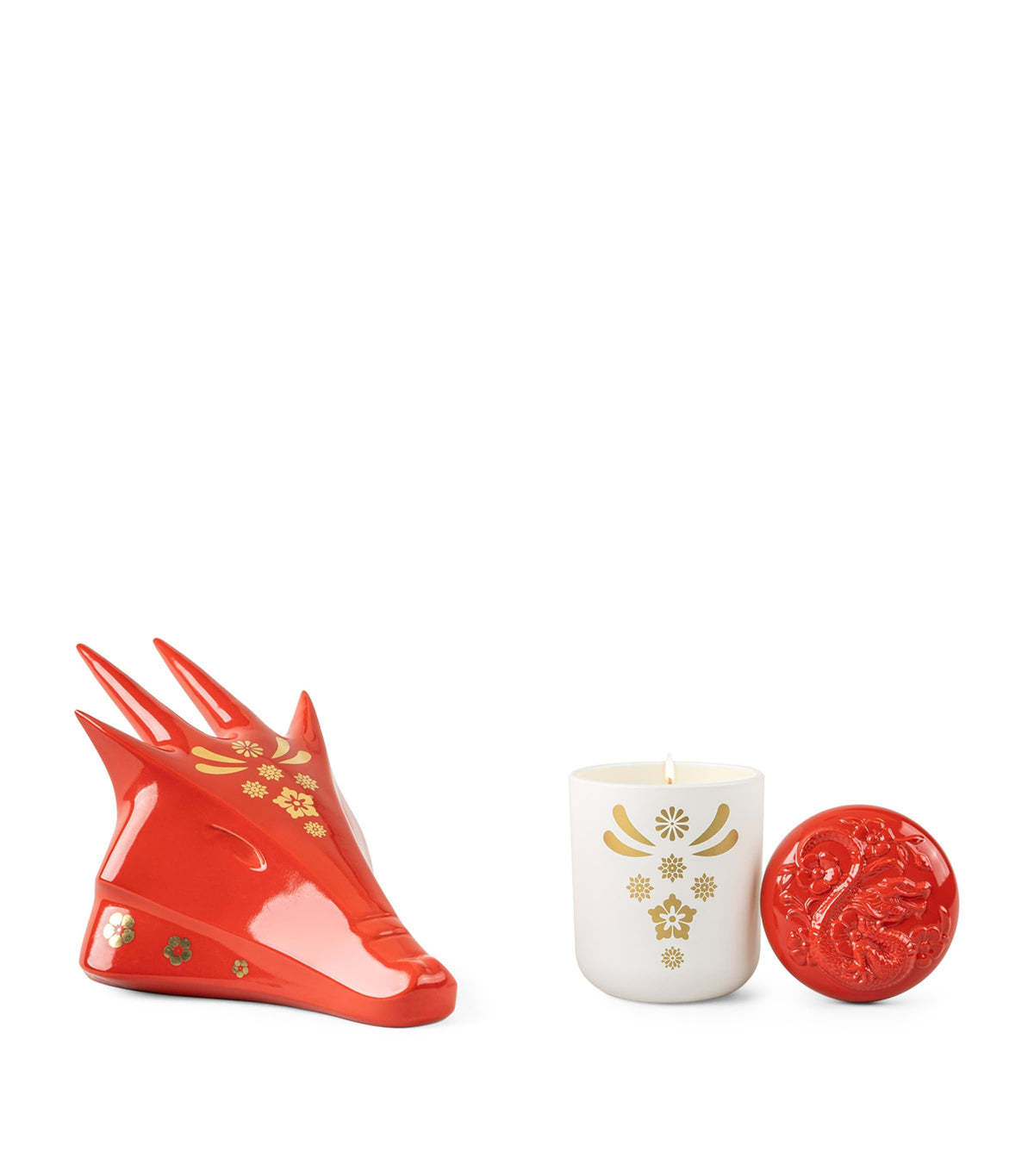 Lladró Year of the Dragon home gift set, UK version