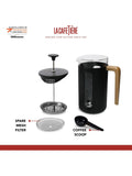La Cafetière Black Pisa 3 Cup cafetiere, UK version