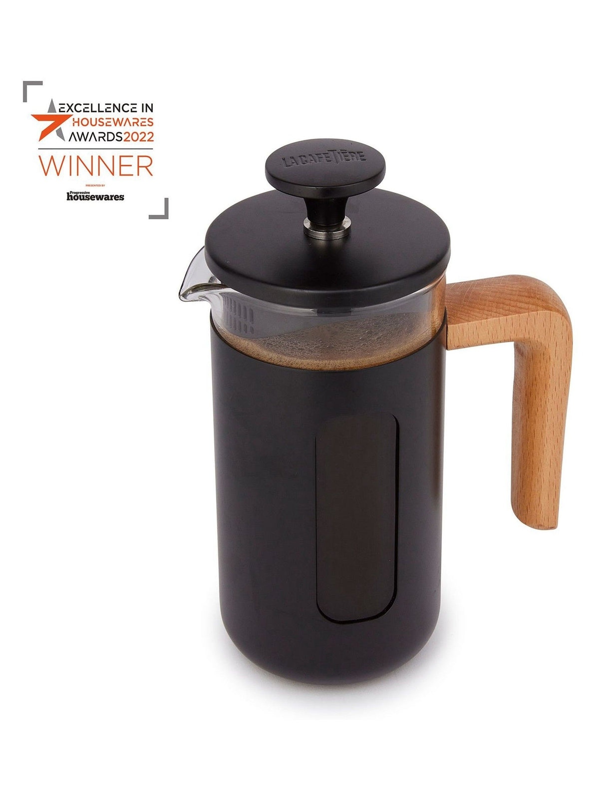 La Cafetière Black Pisa 3 Cup cafetiere, UK version