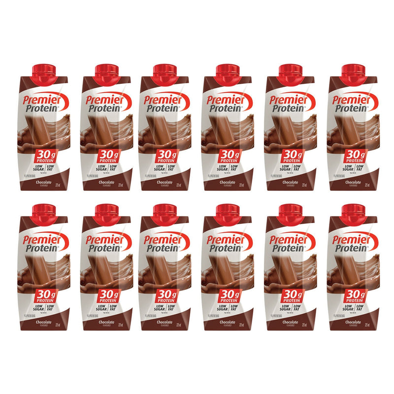 Premier Protein chocolate protein shake 12 x 325ml, imported from the UK