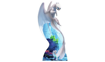 Dreamworks Star Cutouts Light Fury Dragon Cardboard Cutout Party Decoration 194x96x15cm