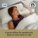 Sealy Airflow Memory Foam Pillow medium size 75cm x 45cm (British brand)