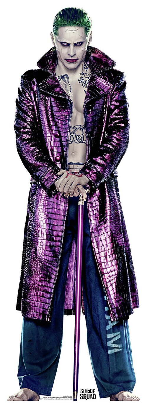Star Cutouts The Joker DC Comics Jared Leto cardboard cutout 176x59x15cm (British brand)