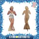 Star Cutouts Marilyn Monroe swimsuit white cardboard cutout 172cm height (British brand)