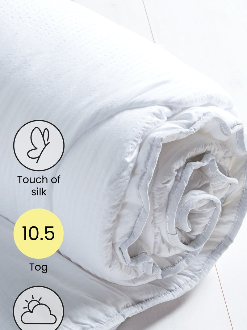 Sleep In Silk 10.5 tog duvet (British brand)