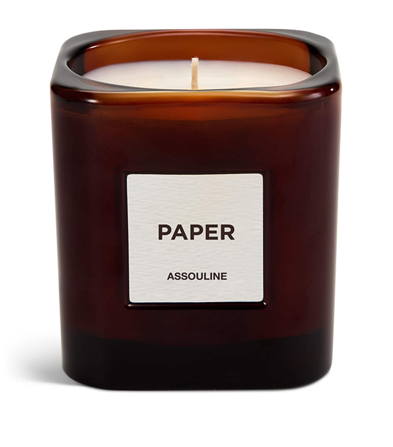 Assouline Paper Candle home fragrance candle 260g - British product