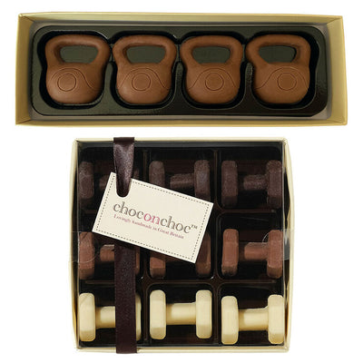 Choc on Choc Dumbbells and Kettlebells 165g