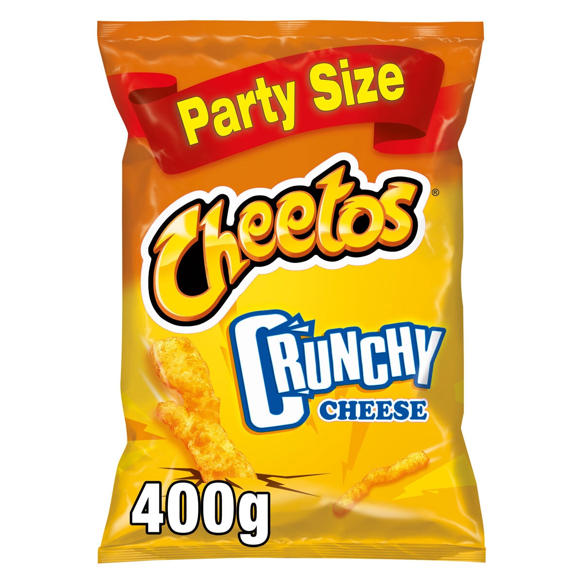 Cheetos Crunchy Cheese Corn snacks 2 x 400g - British product